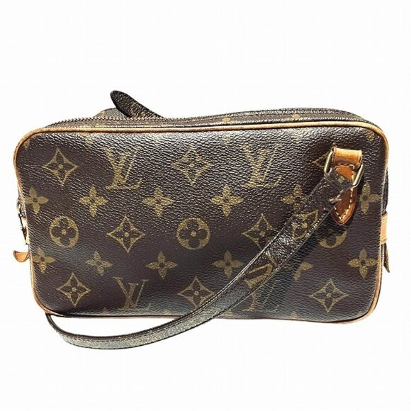 LOUIS VUITTON Brown Monogram Shoulder Bag - Picture 1 of 9